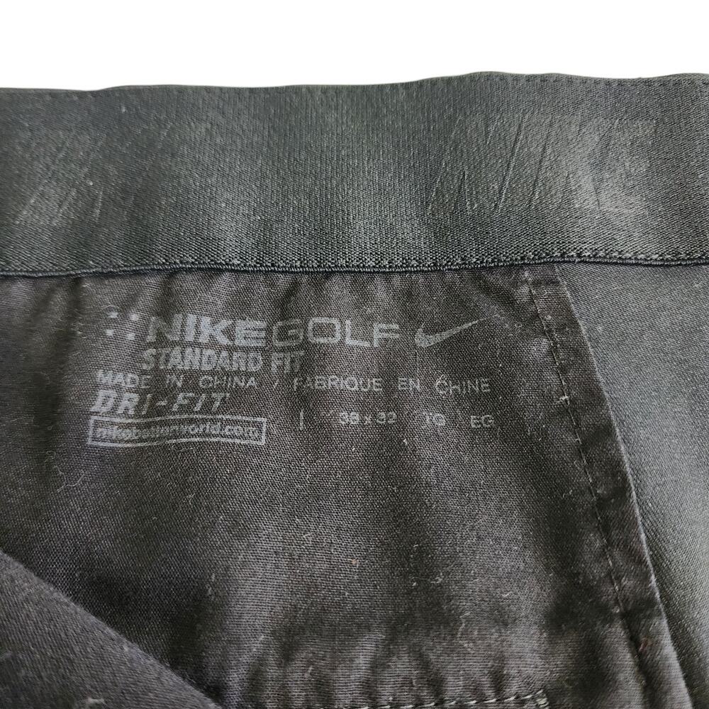 Nike Golf Mens Flex Dri Fit Golf Pant Size 38 X 32 Black Flat Front Standard Fit - Picture 9 of 15